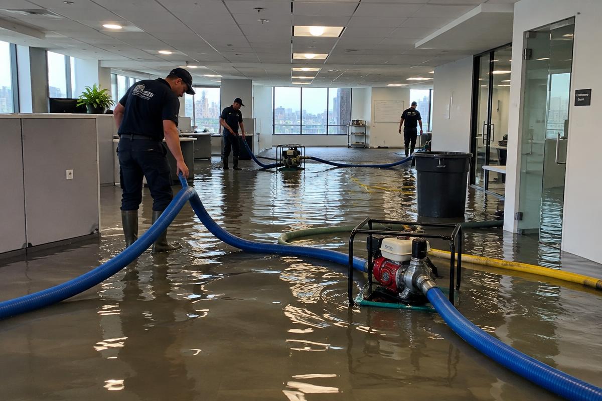Basement Flood Cleanup in Hamilton